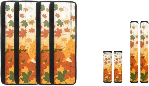 Miniatura 20 de DISNIMO Fundas para manija de puerta de refrigerador con calabaza otoñal, 8 piezas Kithchen para nevera, microondas, horno, lavavajillas, protector