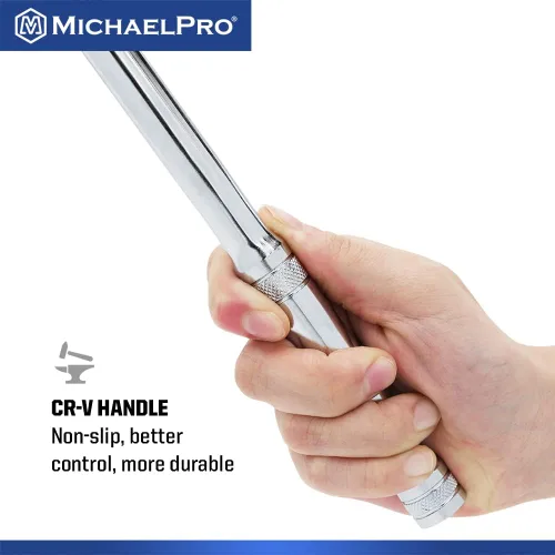 Miniatura 5 de MichaelPro Barra disyuntora de extensión de 1/2 pulgada x 24 pulgadas, acero Cr-V premium MP007006