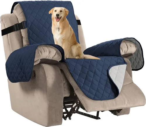 Miniatura 12 de H.VERSAILTEX Fundas Acolchadas Reversibles para Sillones Reclinables, Funda para Silla Reclinable Resistente al Agua, Protector de Muebles Lavable