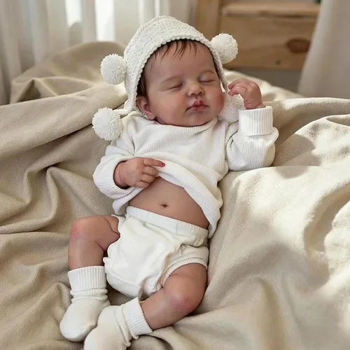 Miniatura 6 de Anano Muñecas Reborn de Bebé de Silicona de Cuerpo Completo - Muñeca de Bebé Realista de 20 pulgadas, Muñeca de Bebé de Silicona Completa para Niña