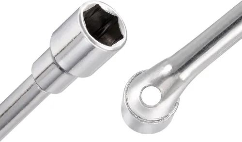 Miniatura 4 de uxcell Llave hexagonal abierta en forma de L métrica de 0.394 in y 0.512 in