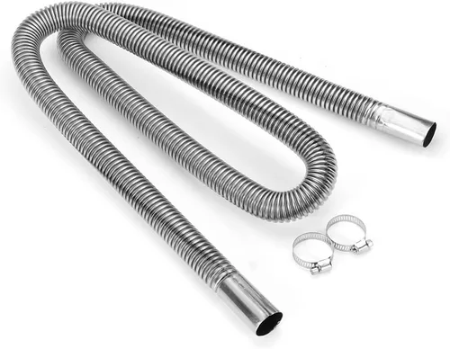 Miniatura 8 de Tubo de escape interior, tubo de escape de 2.5cm/1 pulgada de diámetro interior, calentador de aire flexible para estacionamiento de automóviles