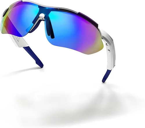 Miniatura 10 de Gafas de música inteligentes para ciclismo, gafas deportivas Bluetooth con altavoz, gafas de sol polarizadas Bluetooth para hombres y mujeres
