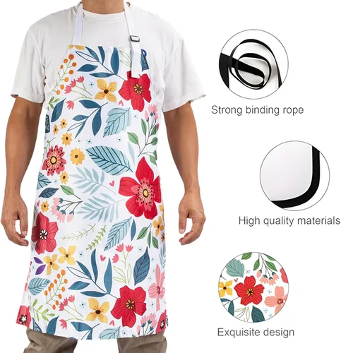 Miniatura 5 de 5 Pcs Kitchen Stuff Accessories, Kitchen Oven Mitts and Pot Holders Sets with Cooking Kitchen Aprons for Women,Gifts for Women 5 piezas