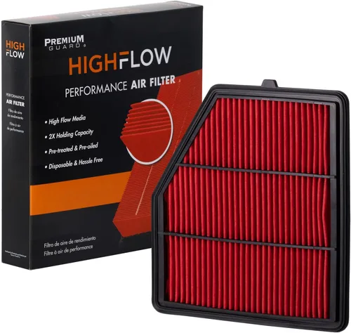 HIGHFLOW Filtro de aire para motor desechable de alto rendimiento, pre-aceitado PA99503X | Compatible con Nissan Altima 2019-2025, X-Trail 2023