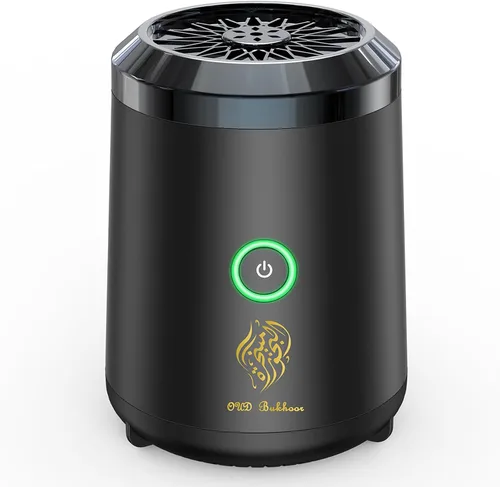 Quemador de incienso electrónico inteligente portátil recargable por USB, quemador de incienso eléctrico, soporte de incienso musulmán árabe