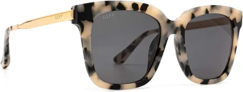 Miniatura 9 de DIFF Bella Designer - Gafas de sol cuadradas de gran tamaño para mujer, 100% protección UVAUVB, colores de moda de moda Tortoise