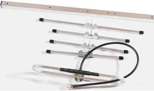 Miniatura 4 de Antenas Yagi de 433MHz UHF 465MHz GMRS Estación base de antena de radio móvil al aire libre de alta ganancia para radioaficionado móvil Transceptor