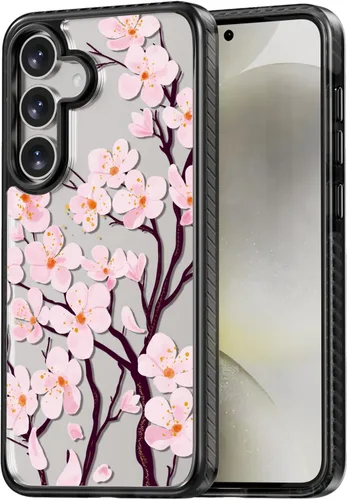 Miniatura 115 de Rosarnnah Funda compatible con Samsung Galaxy S24 Ultra, bonita estética, a la moda, divertida funda con estampado de gatito y gato, duradera a