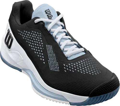 Miniatura 4 de WILSON Tenis Rush Pro 4.0 para mujer, NegroBlancoAzul China
