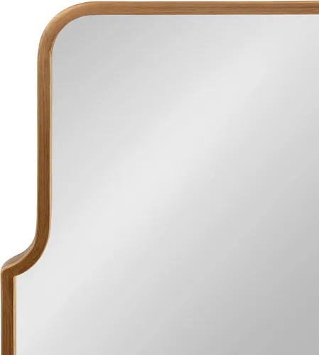 Miniatura 6 de Kate and Laurel Gezella Glam - Espejo de pared de arco ancho festoneado, 38 x 24, dorado envejecido, impresionante espejo decorativo glamoroso