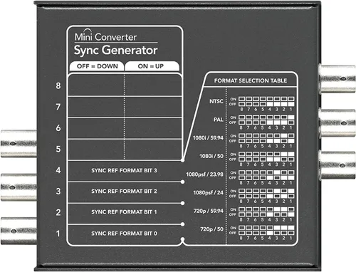 Miniatura 3 de Blackmagic Design Generador de sincronización de mini convertidor (CONVMSYNC)