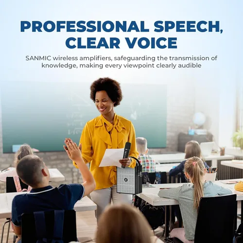 Miniatura 6 de Amplificador de voz inalámbrico con micrófono de mano, altavoces con micrófono Bluetooth portátiles para profesores y eventos, micrófono de karaoke