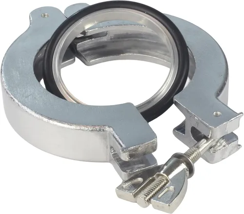 HFS (R) KF-40 (NW-40) Juego de abrazaderas de vacío de aluminio, abrazadera de tuerca de ala rápida y anillo de centrado, con junta tórica FKM