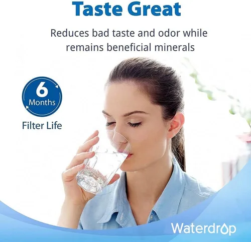 Miniatura 4 de Waterdrop Filtro de agua para grifo 4035, repuesto para filtro Aquasana®, AQ 4025, AQ-4035®, se adapta a sistemas de agua potable AQ4000, AQ4050