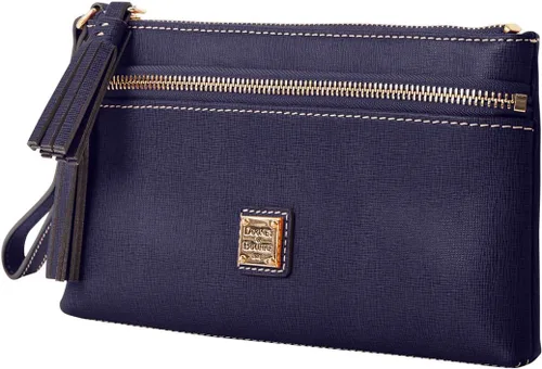 Miniatura 2 de Dooney & Bourke Bolso de mano, Saffiano Pulsera Doble Cremallera - Marino, Azul (Marine)
