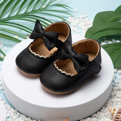 Miniatura 4 de HsdsBebe Mary Jane - Zapatos planos con lazo antideslizante y suela suave para niñas pequeñas zapatos de vestir para bodas
