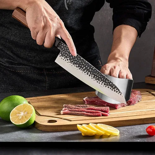 Miniatura 3 de Protector de dedos de acero inoxidable, nuevo protector de dedos 2023 para cortar alimentos, herramienta de corte premium protector de dedos, 6