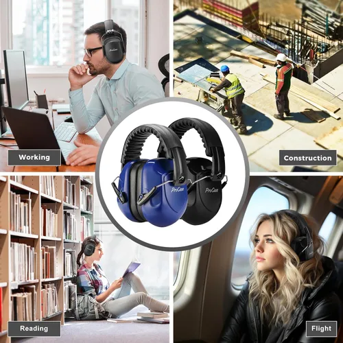 Miniatura 69 de ProCase NRR 28dB Noise Reduction Ear Muffs, Foldable Adjustable Noise Cancelling Headphones