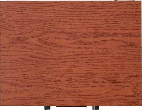 Miniatura 11 de Crosley CR704B-PA Musician Tocadiscos de 3 velocidades con radio, reproductor de CD/casete, entrada auxiliar y Bluetooth, color paprika