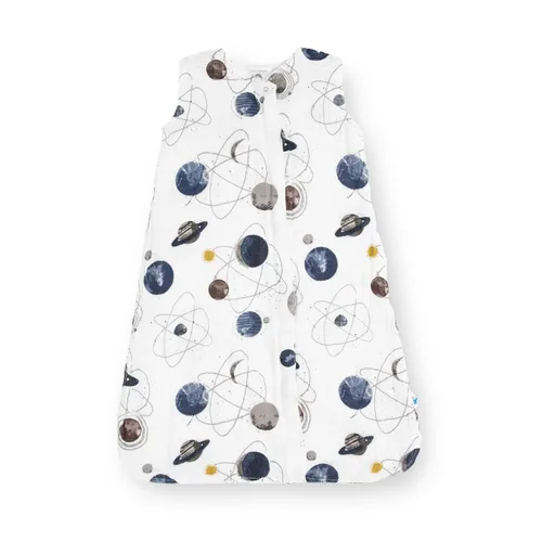 Miniatura 5 de Little Unicorn 0-6 Month Premium Muslin Sleep Sack 1.1 TOG Soft & Breathable Muslin Cotton for safer sleep 2 way zipper (Air Show)