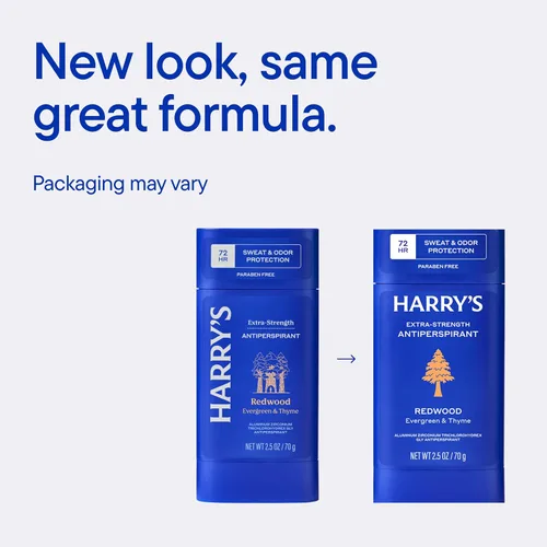 Miniatura 6 de Harry's Desodorante antitranspirante extra fuerte, antitranspirante para control del sudor y el olor para hombres, secuoya, 2.5 onzas, paquete de 3