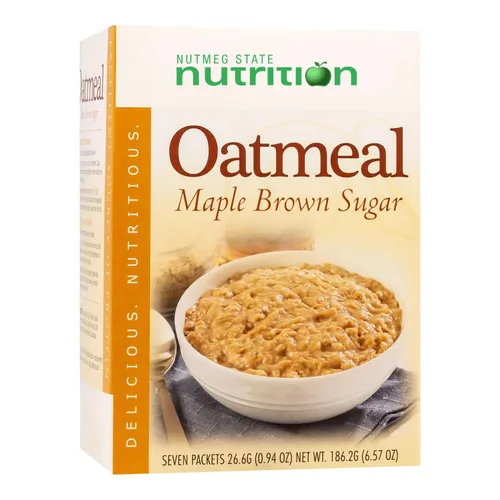 Nutmeg State Nutrition HealthyWise - Avena alta en proteínas, 0.51 onzas de proteína, baja en calorías, alta en fibra, baja en azúcar, baja en