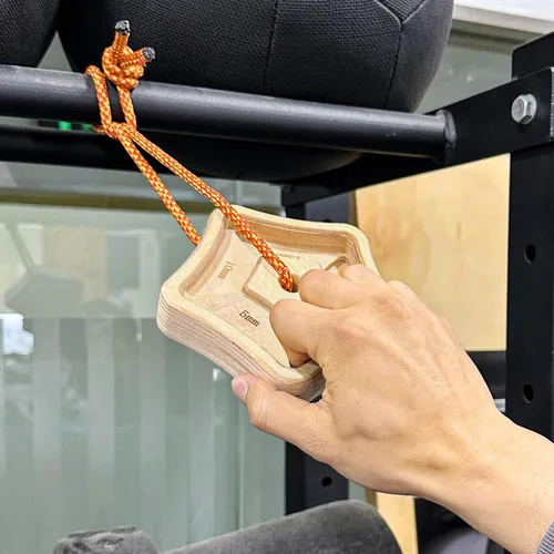 Miniatura 5 de POWER GUIDANCE Tablero de escalada para el dedo para fortalecer el agarre de escalada hecho de madera para interiores y exteriores