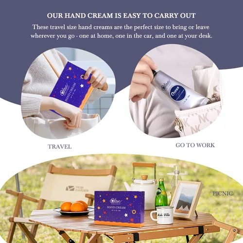 Miniatura 3 de BODY & EARTH # LOVE Set de regalo de crema de manos, regalos para el día de la madre para mamá, juego de loción hidratante para manos con glicerina