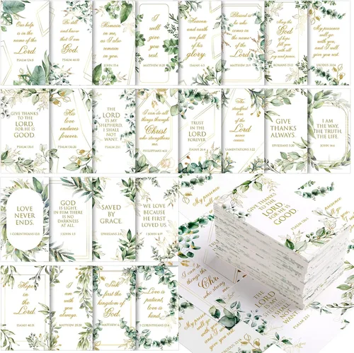 Yaomiao 240 tarjetas de oración con versículos de la Biblia para mujeres, mini tarjetas de las Escrituras con cita inspiradora de aliento, regalos
