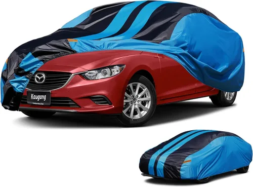 Miniatura 59 de Kaugung - Funda para auto a medida para Chevy Chevrolet Malibu (2016-2025), impermeable para todo tipo de clima, cubierta exterior completa