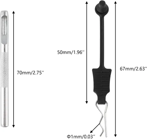 Miniatura 5 de Clips para el cuerpo de autos a control remoto con lengüetas de tracción para camiones universales de control remoto 1:12 1:14 1:16 y 1 perforador