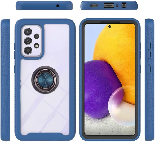 Miniatura 22 de Funda compatible con Xiaomi Poco M5s 4G, compatible con Redmi Note 10 4G / Note 10S 4G / Note 11 SE (India), funda para teléfono 3 en 1, color azul
