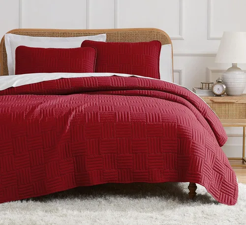 Miniatura 31 de Southshore Fine Living, Inc. Juego de colcha tamaño queen extragrande, colcha suave con dos fundas de almohada a juego