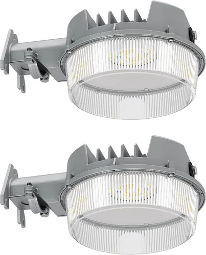 Miniatura 11 de HALO ALB - Luz LED de área de seguridad para exteriores del atardecer al amanecer con 2000 lúmenes, montaje en pared o poste, gris texturizado