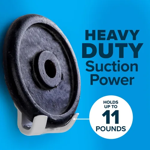 Miniatura 5 de SlipX Solutions On The Dot Power Lock - Gancho con ventosa, soporte para maquinilla de afeitar y soporte para teléfono