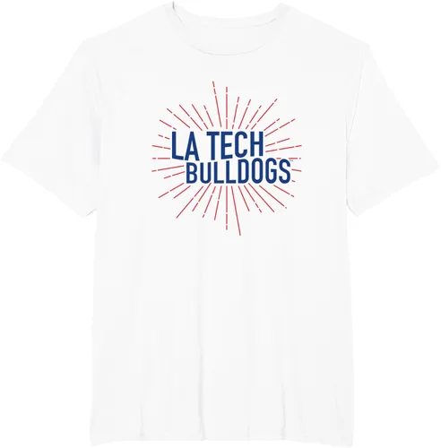 Miniatura 9 de Camiseta Louisiana Tech Bulldogs Burst, Blanco