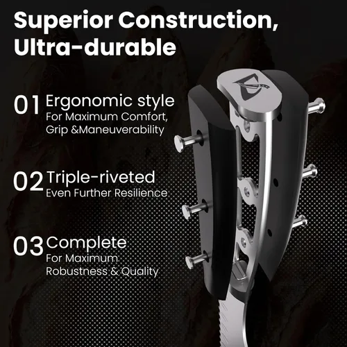 Miniatura 5 de CoquusAid Cuchillo de pan para pan casero, cuchillo dentado multifunción de 9 pulgadas, cortador afilado de afeitar, cortador de pan de acero alemán