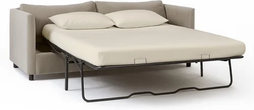 Miniatura 15 de Rajlinen Juego de sábanas para sofá cama tamaño matrimonial de 52 x 72 pulgadas, color gris oscuro, sábanas para sofá, cama, 100% algodón egipcio
