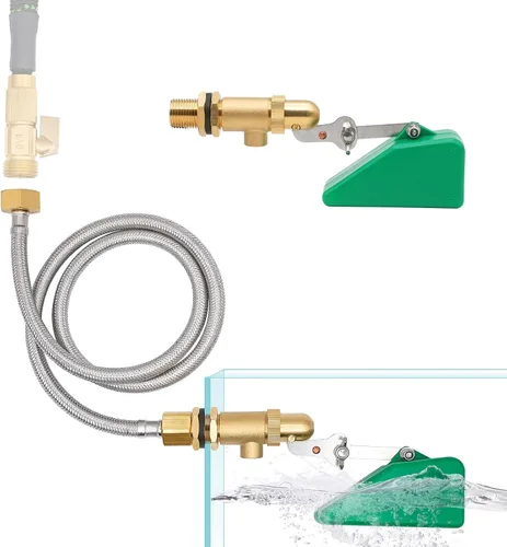 Miniatura 5 de Válvula de flotador de latón para tanque de agua, válvula de bola de flotador de llenado automático de 1/2 pulgada para ganado, interruptor