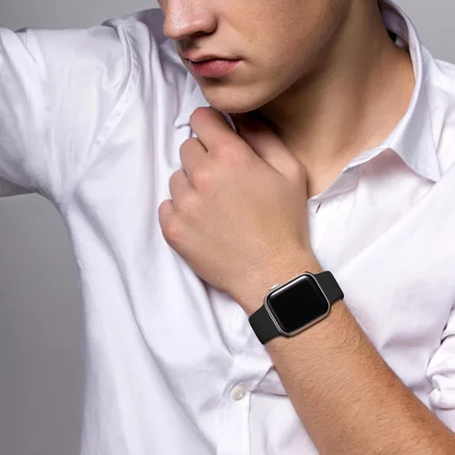 Miniatura 6 de Correas deportivas compatibles con Apple Watch de 1.65, 1.73, 1.77, 1.77, 1.61, 1.49, 1.57 y 1.73 pulgadas, para mujeres y hombres, correa
