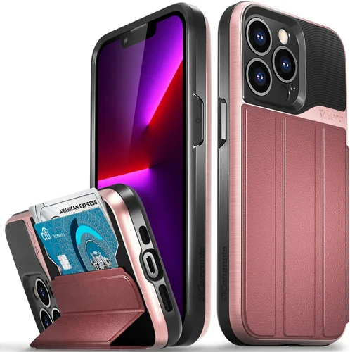 Miniatura 16 de VENA vCommute - Funda tipo cartera compatible con Apple iPhone 12 Pro Max (6.7 pulgadas) (protección contra caídas de grado militar), funda de cuero