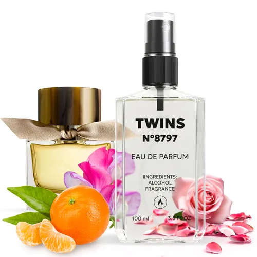 Miniatura 11 de TWINS Impresión de Bouquet Floral Perfume para mujer Eau de Parfum No.1179 3.4 fl oz (100 ml)