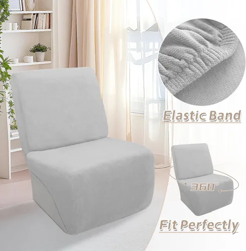 Miniatura 110 de Arfntevss Fundas de sofá seccional reclinable de terciopelo, Funda de sofá seccional de esquina para sofá reclinable, Funda elástica suave