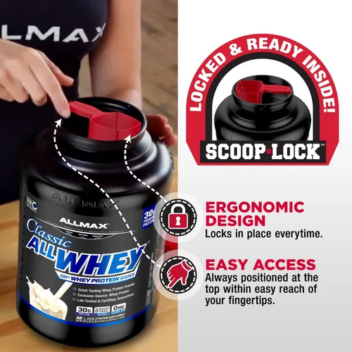 Miniatura 6 de ALLMAX Nutrition AllWhey Classic Whey proteína de suero de leche, vainilla francesa, 5 libras