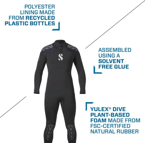 Miniatura 3 de SCUBAPRO Everflex Yulex - Vaporizador de buceo, para hombre, 3/0.079 in
