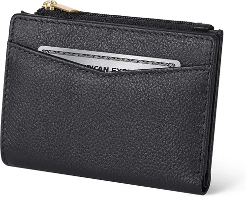 Miniatura 14 de Oak Leathers Cartera de cuero para mujer – Monedero pequeño RFID para tarjetas de crédito y soporte de identificación para damas, regalo