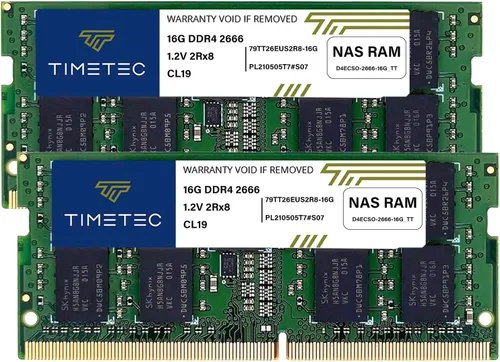 Miniatura 8 de Timetec Kit de 16 GB (2 x 8 GB) compatible con Synology NAS DiskStation/RackStation DDR3/DDR3L 1600MHz PC3L-12800 1.35V no ECC sin búfer SODIMM RAM