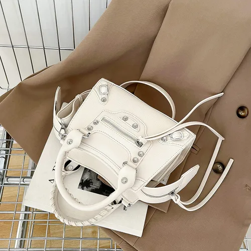 Miniatura 4 de OWGSEE Bolsos tipo bandolera para mujer, pequeños bolsos tipo hobo tipo bandolera tipo bandolera con remaches