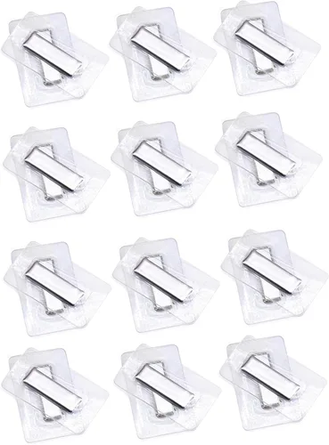 Miniatura 7 de XILEWHZF 30 pares de cierre magnético oculto para coser, cierre oculto invisible para coser en PVC para bolso, cierre magnético para bolso, cierre